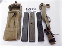 3 Uzi Factory 32 Rd 9mm Magazines Israeli OD Bandolier Pre-Ban $39 ea Free Ship  Parkerized fit IMI Any Uzi Pistol or Rifle