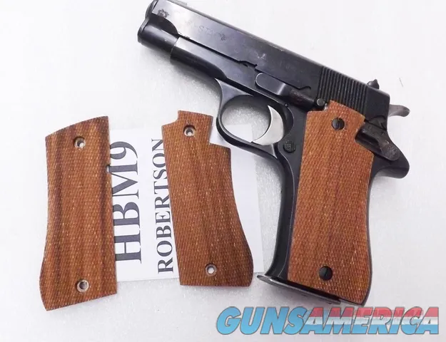 Walnut Grips for Star BM9 Pistols Herretts Cut Checkered PD Style US Made