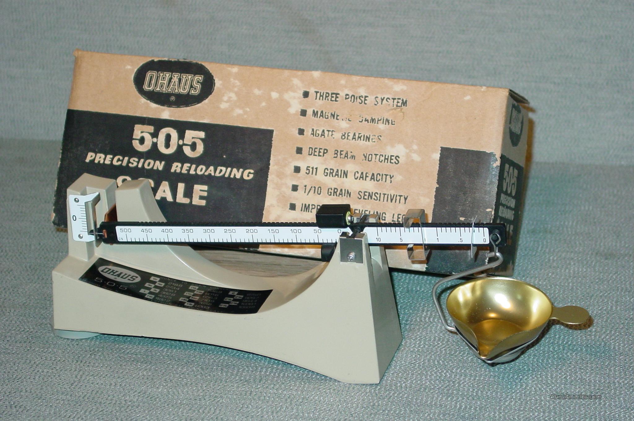 OHAUS 505 Precision Reloading Scale... for sale at