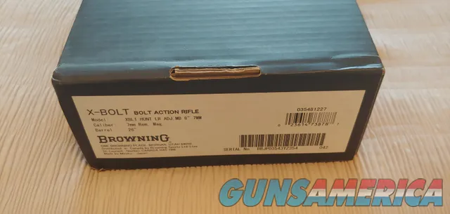 Browning Long Range Hunter 7mm Rem Mag