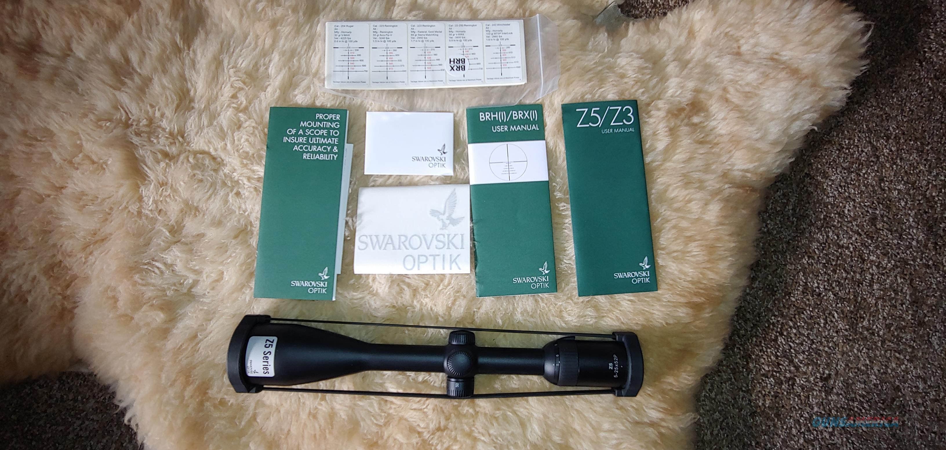 Swarovski Z5 525x52 for sale at 940257402