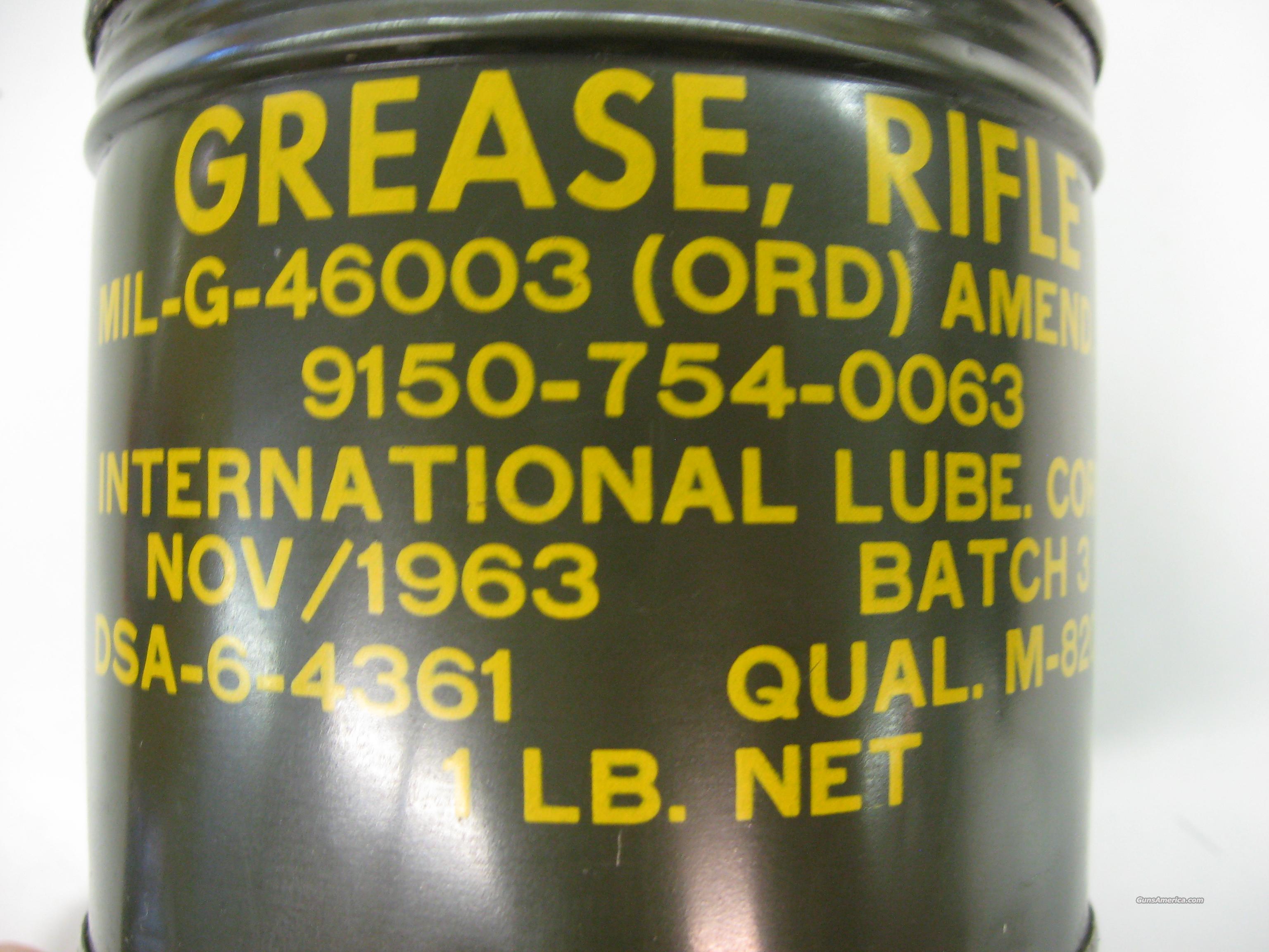 Military Rifle Grease for sale at 946554543