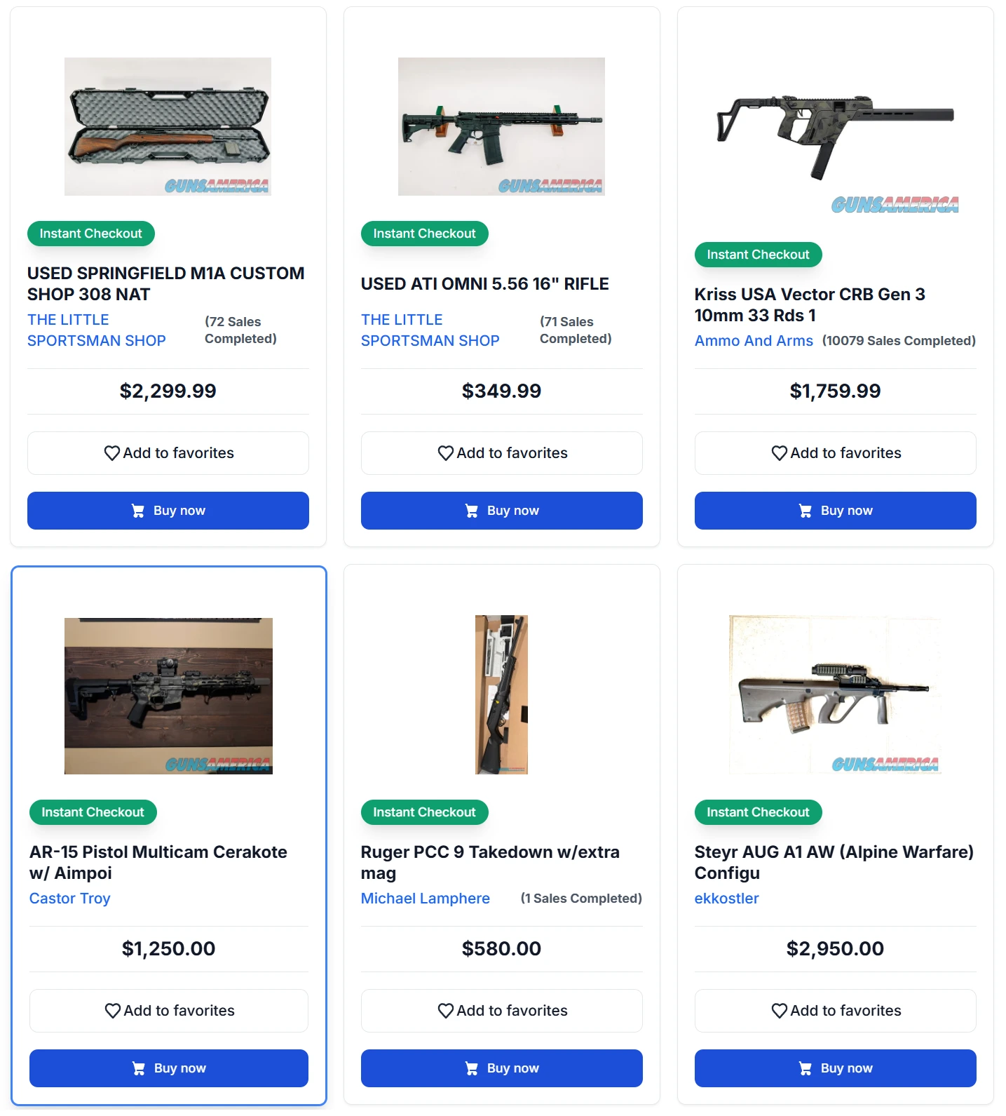 Browse Listings