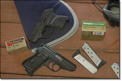 The PPK and LCP are great examples of .380 ACP pistols made for the civilian concealed market.