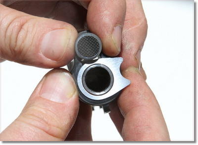 If you haven't taken down a 1911 before, the tricky part most people forget is that, after you remove the slide from the frame, The bushing must be turned to the side to take out the button, then you remove the bushing, then pull the barrel assembly out the front. To reassemble is the reverse If you haven't taken down a 1911 before, the tricky part most people forget is that, after you remove the slide from the frame, The bushing must be turned to the side to take out the button, then you remove the bushing, then pull the barrel assembly out the front. To reassemble is the reverse