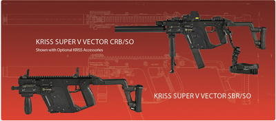 The SBR version of the KRISS is sold through Class 3 dealers, or KRISS can modify your gun once you have your Form 1 approved by BATFE.