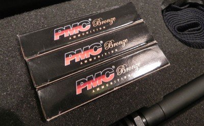 Stag’s ESK comes with 60 rounds of what the company calls “quality”ammunition. The example at SHOT Show contained boxes of PMC Bronze.