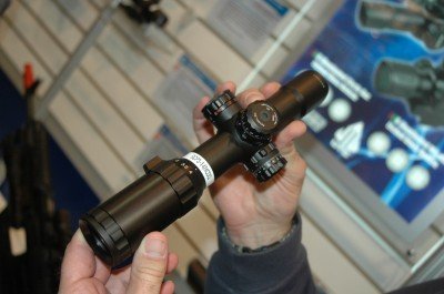 The Accushot Tactical series scopes. This is the 1-4 power model.