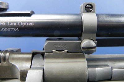 The steel scope base is a new-made reproduction of the Redfield-type originally used on these rifles. If you opt for iron sights, an original 03A3 peep fits right on the rear receiver bridge.