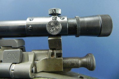 In the “safe” position, the safety lever presses right up against the scope. If you have trouble operating the safety, Dayton Traister makes a low-profile replacement that your gunsmith can install.