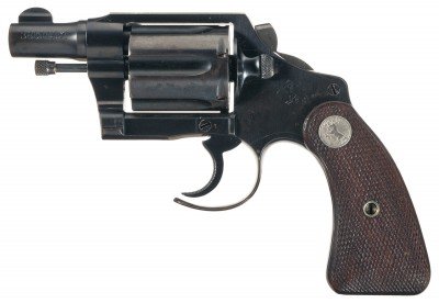 There is a factory Fitz Special in the catalog. J.H. Fitzgerald, or “Fitz,” was Colt’s ballistic expert and police training consultant from 1918 to 1944. This was one of his unique designs so the gun could be fired from inside a pocket.