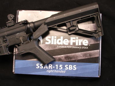 SlideFire SSAR-15-SBS and SSAK47-XRS