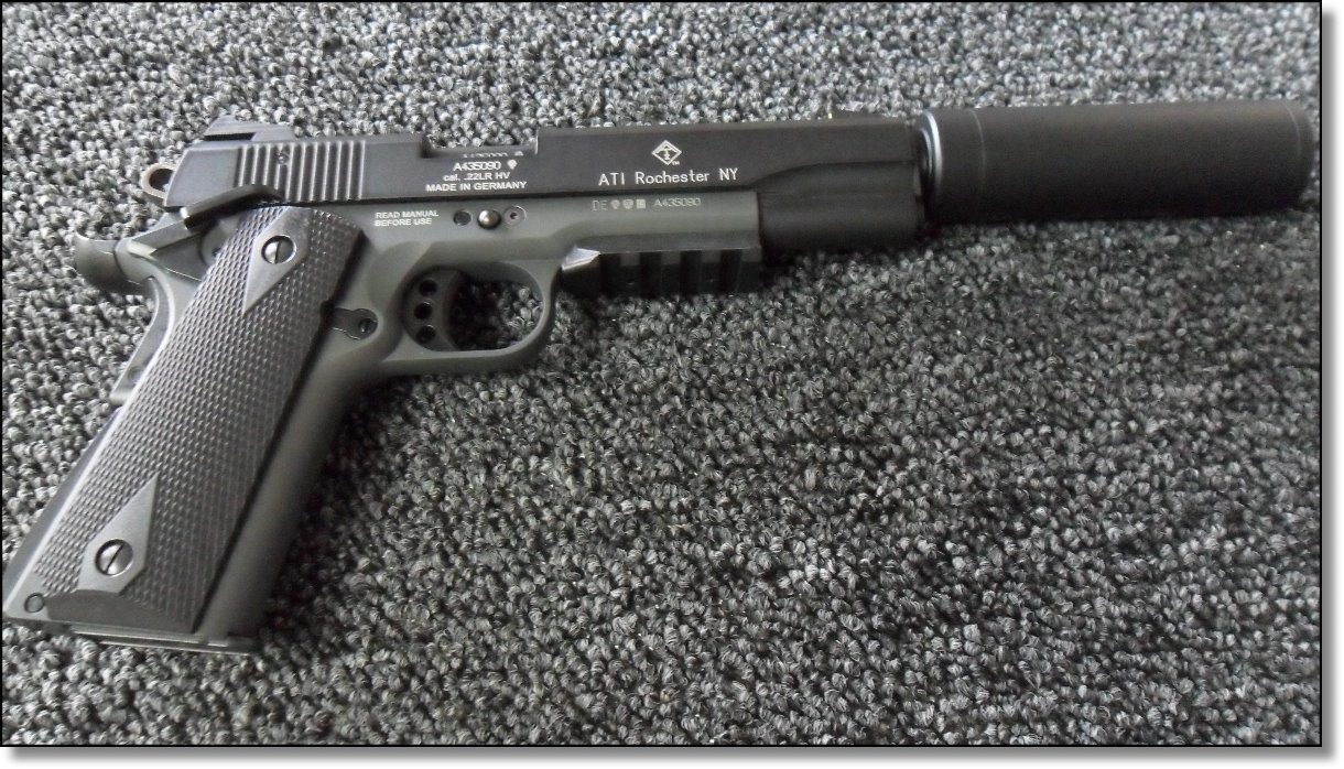 American Tactical Imports ATI 1911 .22 Rimfire with Fake Silencer New