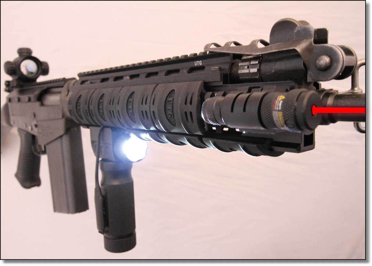 FNFAL/L1A1 Quad Rail & Picatinny Rail System Leapers UTG
