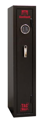 TacVault Fingerprint Safe Stores AR-15 in the Closet TacVault Fingerprint Safe Stores AR-15 in the Closet