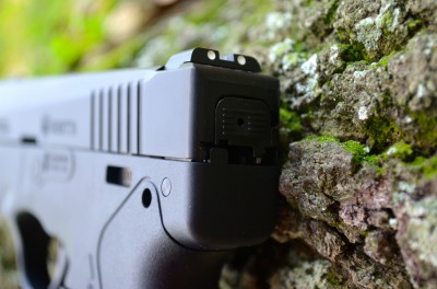 Beretta Nano Micro 9mm Pocket Pistol - New Gun Review The 3-dot sights are excellent, and are even user-adjustable for windage. The sights are also easy to swap if desired.