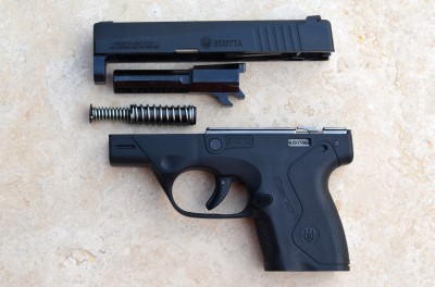 Beretta Nano Micro 9mm Pocket Pistol - New Gun Review Disassembling the Nano is easy—there are no tools required and no small parts to lose.