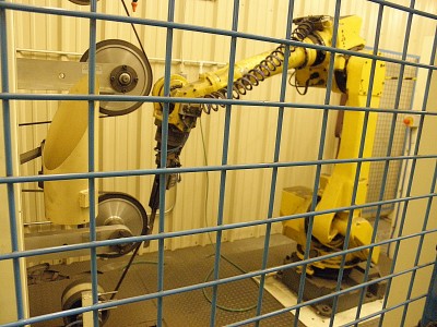 State-of-the-art robotics ensure exacting finishing operations.