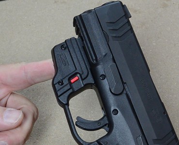 The Crimson Trace Defender matches this Springfield Armory XDM and other polymer frames beautifully.