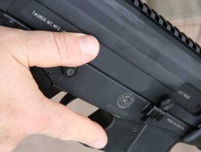 My solution is to keep the gun at the ready with the thumb out of the grip and riding on the strong side safety lever. 