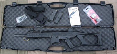 The CT9 comes with a hard case, two 10 round magazines and a really nice sling.
