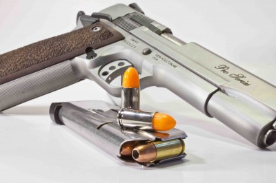 Dummy rounds will function through a semi-auto pistol just like live rounds but without the bang. Dummy rounds are great for dry practice.