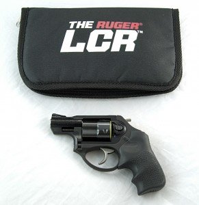 Ruger’s External Hammer LCR, the LCRx – New Gun Review – SHOT Show 2014 Preview The LCRx comes with a nice gun rug for when you’re not wearing it.