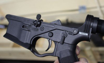 Polymer AR lower from ATI—SHOT Show 2014 ATI02