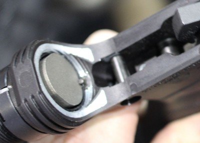 Polymer AR lower from ATI—SHOT Show 2014 ATI05