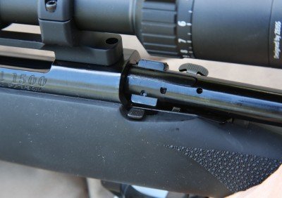 The bolt on the Howa is a two-bolt design. It clocks on bolt open. 