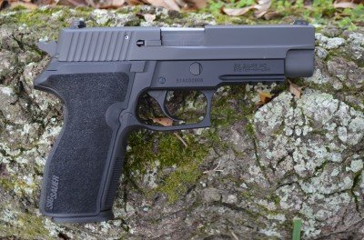 The new P227 is a step up in size from the P220.