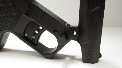 A captive barrel pivot pin joins the barrel and the frame and is easily pushed through the frame for disassembly and cleaning.