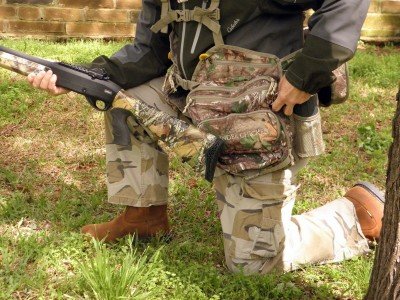 Affordable Gobbler Guns and Gear: Tristar's Raptor ATAC—New Shotgun Review The Whitewater Thunder Chicken Turkey vest provides a lot of useful storage.
