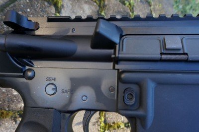 Up Close and Personal with the Daniel Defense DDM4V9 5.56—New Gun Review DDM4V902 The DDM4V9’s finish has a nice eggshell matte sheen that protects the aluminum receiver.