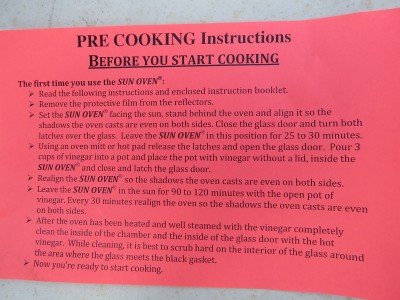 This is a giant pain. When you first heat up the oven you have to boil some vinegar in it, then swab out the inside with the vinegar. 