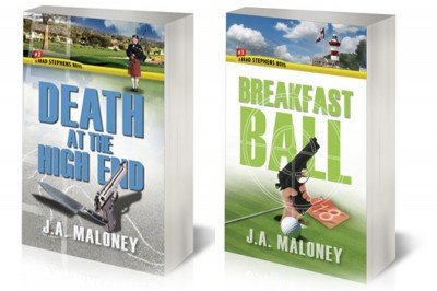 If the cover of Breakfast Ball caused problems, the cover of Death at the High End is likely to incite riots.