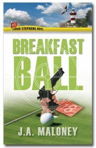 Maloney's novel Breakfast Ball was banned for the gun on its cover.
