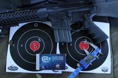 The Black Hills Colt ammo generally spread a bit wider, generally under 1.5MOA, but few under 1MOA. 