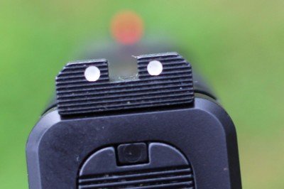 Finding the sight picture on the XD-S is easy, and the added length provides a bit more length in the sight radius.
