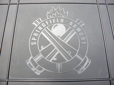 The top of the case is embossed with the Springfield Armory logo.