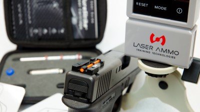 Laser Ammo products tested include LaserPET target, SureStrike laser system and Glock TJ Sight.
