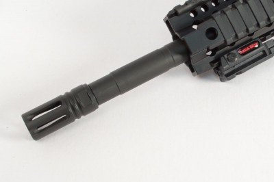 The rifle came with a Daniel Defense 1.875” flash suppressor.