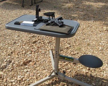 Range testing was done from a portable bench and solid rest.