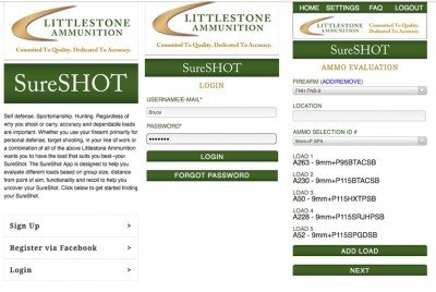 Littlestone Ammunition Sample Pack and SureSHOT Review The Littlestone SureSHOT application is web-based and can be used on any internet connected device. SureSHOT allows you to do your evaluation in the field without paper.