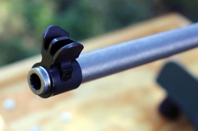 The Ruger Mini Thirty, an Alternative to the AK The front sight is a wide post well protected by the two wings.