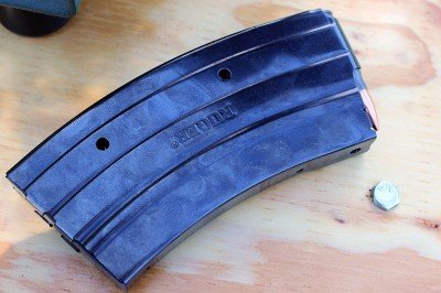 The steel magazines are solid as a tank, but they're no AK mags.  And AK mags won't work.  Who made that decision?