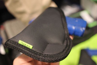 Getting Tricky with Sticky Holsters - Gear Review The fold adds a bit more bulk to the width of the gun, but helps obscure the shape.