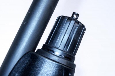 The 1301 Tactical has sling attachment points in front of the magazine tube and under the stock.