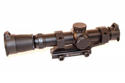 The Leupold design is classic AR tactical, with 1.5-5x magnification.