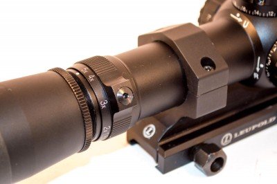 The Leupold offers 1.5x to 5x magnification.